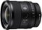 Sony - FE 20mm f/1.8 G Ultra Wide Angle Prime Lens for E-mount Cameras - Black-Front_Standard