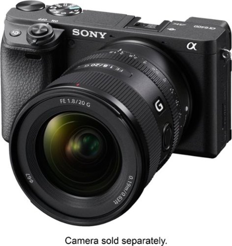 Sony FE 20mm f/1.8 G Ultra Wide Angle Prime Lens for E-mount Cameras - Black GLOBAL SHIPPING