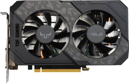 Image of ASUS - NVIDIA GeForce GTX 1660 SUPER Overclock Edition 6GB GDDR6 PCI Express 3.0 Graphics Card - Black/Gray