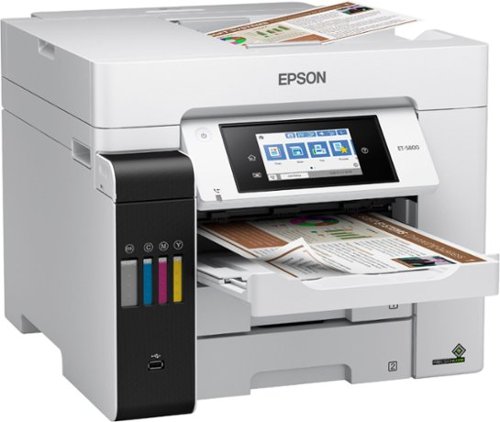 Epson - EcoTank Pro ET-5800 Wireless All-In-One Inkjet Printer - White