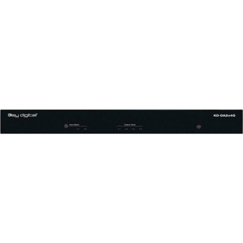Key Digital - HDMI Distribution Amplifier/Switcher - Black