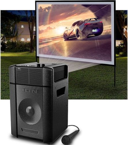 ION Audio Projector Plus LED Projector - Black GLOBAL SHIPPING