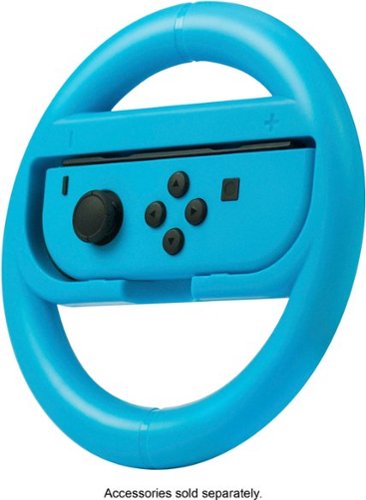 Rocketfish™ Joy-Con Racing Wheel Two Pack For Nintendo Switch & Switch OLED - Red/Blue GLOBAL SHIPPING