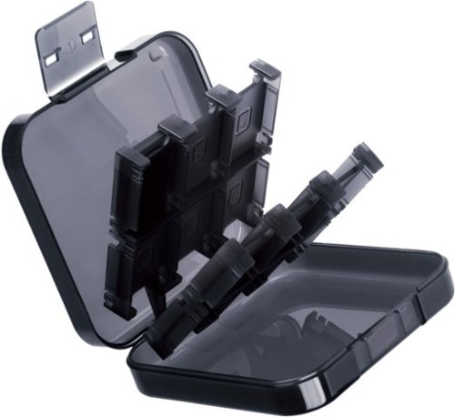 Rocketfish™ - Universal Game Vault Case For Nintendo Switch, Switch OLED & Switch Lite - Smoke Black