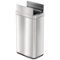 iTouchless - 18 Gallon Touchless Sensor Wings Lid Trash Can with Pet-Proof Lid and AbsorbX Odor Control, Stainless Steel Kitchen Bin - Silver-Angle_Standard