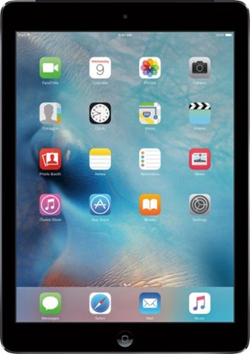 Apple - Geek Squad Certified Refurbished iPad Air with Wi-Fi - 16GB - Space Gray
