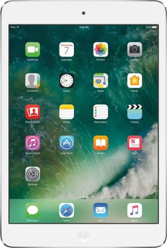 Apple - Geek Squad Certified Refurbished iPad mini 2 with Wi-Fi - 16GB - Silver