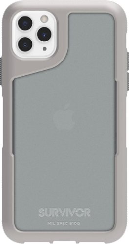 Griffin Technology - Survivor Endurance Case for Apple® iPhone® 11 Pro Max - Gray/Translucent
