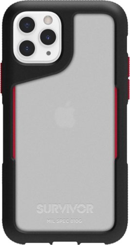 Griffin Technology - Survivor Endurance Case for Apple® iPhone® 11 Pro - Black/Red