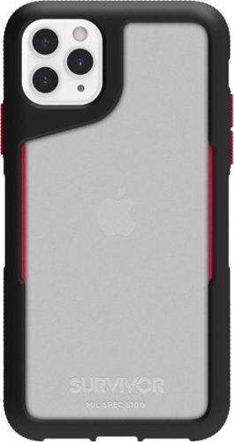 Griffin Technology - Survivor Endurance Case for Apple® iPhone® 11 Pro Max - Black/Red