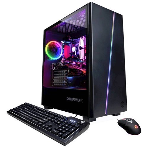 CyberPowerPC - Gamer Xtreme Gaming Desktop - Intel Core i5-9400F - 8GB Memory - NVIDIA GeForce GTX 1660 SUPER - 2TB HDD + 240GB SSD - Black-Angle_Standard 
