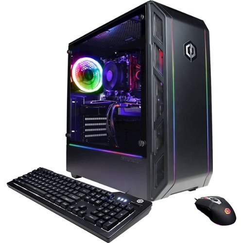CyberPowerPC - Gamer Master Gaming Desktop - AMD Ryzen 5 3600 - 16GB Memory - NVIDIA GeForce GTX 1650 SUPER - 1TB HDD + 240GB SSD - Black-Angle_Standard 