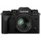 Fujifilm - X Series X-T4 Mirrorless Camera with 18-55mm Lens - Black-Angle_Standard