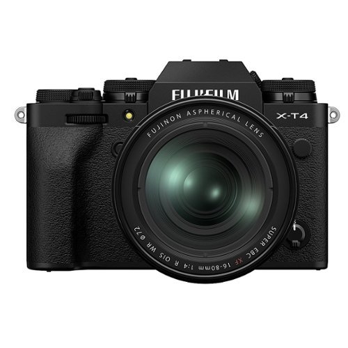 Fujifilm - X Series X-T4 Mirrorless Camera with 16-80mm Lens - Black