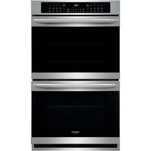 Frigidaire - Gallery Series 30" Built-In Double Electric Air Fry Wall Oven - Stainless steel