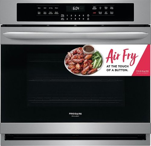 Frigidaire - Gallery 30" Built-In Single Electric Air Fry Oven - Stainless steel