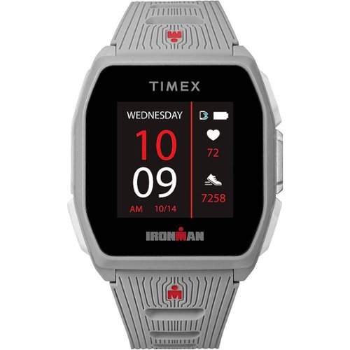 Timex - IRONMAN R300 GPS Sport Watch + Heart Rate - Light Gray