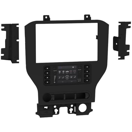 

Metra - Dash Kit for Select 2015 Ford Mustang Vehicles - Charcoal