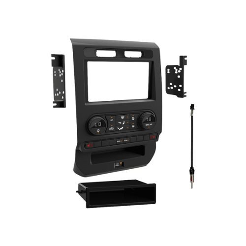 Metra - Dash Kit for Most 2015-2017 Ford Vehicles - Charcoal-Front_Standard 
