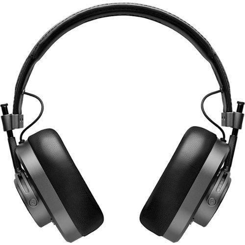 Master & Dynamic - MH40 Wireless Over-the-Ear Headphones - Gunmetal/Black-Front_Standard 