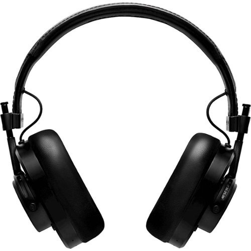 Master & Dynamic - MH40 Wireless Over-the-Ear Headphones - Black-Front_Standard 