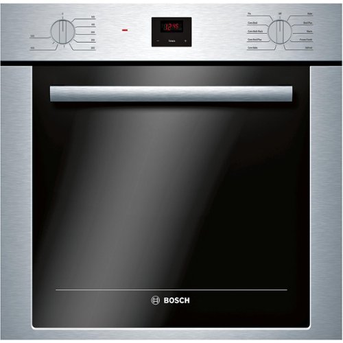 Bosch - 500 Series 24" Built-In Single Electric Convection Wall Oven - Stainless Steel