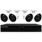 Night Owl - Expandable 8 Channel 4 Camera 4K Ultra HD Indoor/Outdoor Wired DVR Surveillance System with 2TB Hard Drive - Black/White-Front_Standard