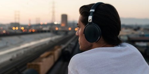Sennheiser HD 450BT Wireless Noise Cancelling Over-the-Ear Headphones - Black BUY IN MIDDLE EAST