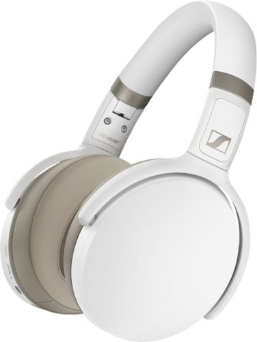 UPC 615104341005 product image for Sennheiser - HD 450BT Wireless Noise Cancelling Over-the-Ear Headphones - White | upcitemdb.com