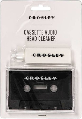 Crosley - Cassette Audio Head Cleaner - Black-Front_Standard 