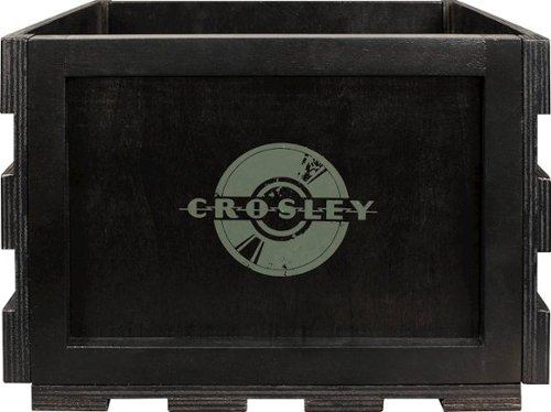 Crosley - Record Storage Crate - Black