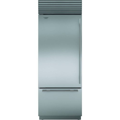 Sub-Zero - Classic 17.4 Cu. Ft. Bottom-Freezer Built-In Refrigerator - Stainless Steel-Front_Standard 