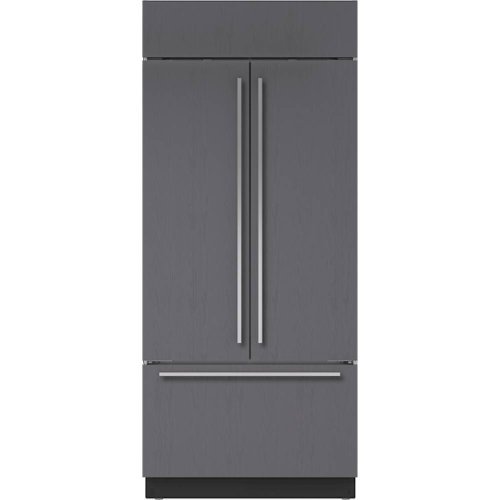 Sub-Zero - Classic 21 Cu. Ft. French Door Built-In Refrigerator with Internal Dispenser - Custom Panel Ready
