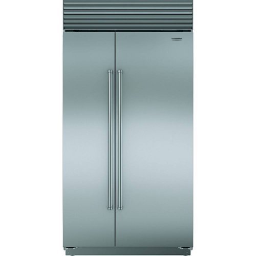 Sub-Zero - Classic 24.3 Cu. Ft. Side-by-Side Built-In Refrigerator - Stainless steel