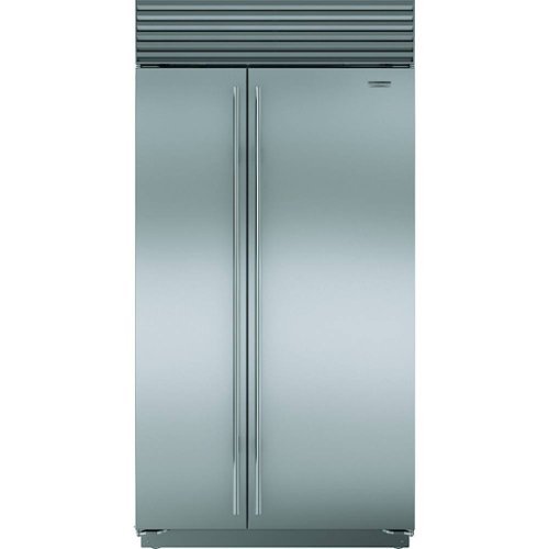 Sub-Zero - Classic 24.3 Cu. Ft. Side-by-Side Built-In Refrigerator - Stainless steel