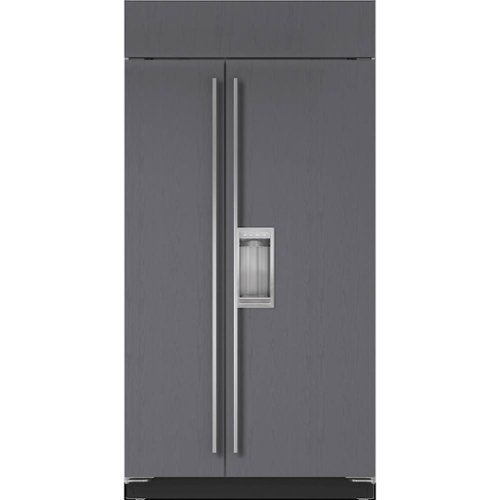 Sub-Zero - Classic 23.9 Cu. Ft. Side-by-Side Built-In Refrigerator with External Dispenser - Custom Panel Ready