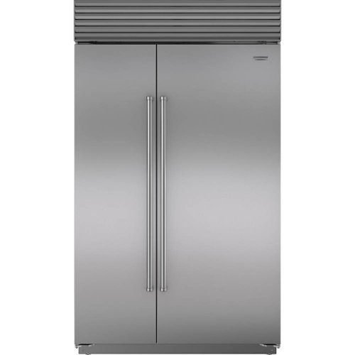 Sub-Zero - Classic 28.9 Cu. Ft. Side-by-Side Built-In Refrigerator - Stainless steel
