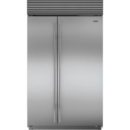Sub-Zero - Classic 28.9 Cu. Ft. Side-by-Side Built-In Refrigerator - Stainless steel
