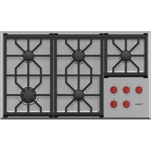 Wolf - 36" Built-In Gas Cooktop with 5 Burners