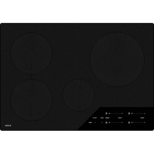 Wolf - Contemporary 30" Built-In Electric Induction Cooktop with 4 Burners and Control Lock