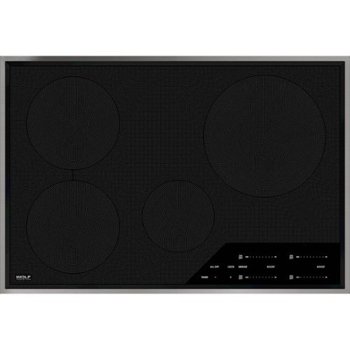 

Wolf - Transitional 30" Built-In Electric Induction Cooktop with 4 Burners and Control Lock - Black