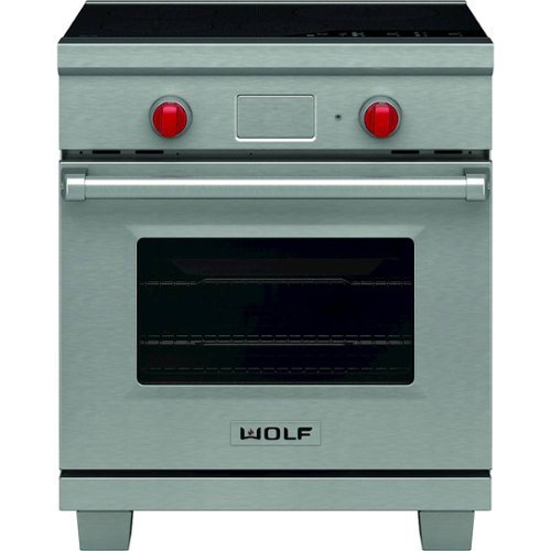 Wolf - Professional 2.8 Cu. Ft. Freestanding Electric Induction Convection Range with Self-Cleaning