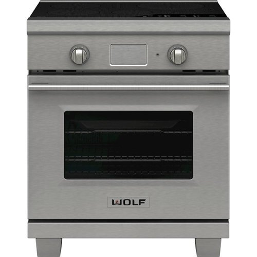 Wolf - Transitional 2.8 Cu. Ft. Freestanding Electric Induction Convection Range with Self-Cleaning
