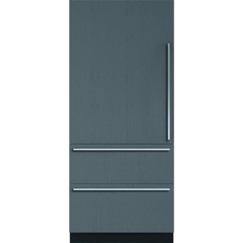 Sub-Zero - Designer 20.5 Cu. Ft. Built-In Refrigerator with Internal Dispenser - Custom Panel Ready