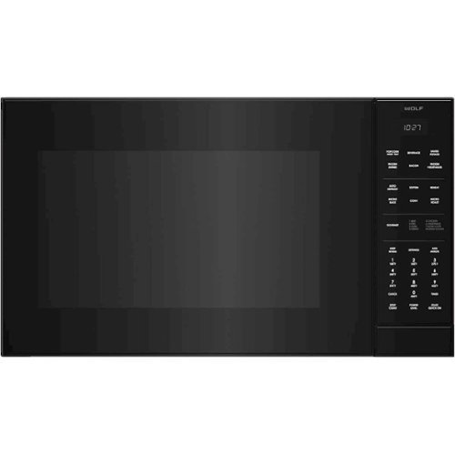 Wolf - 1.5 Cu. Ft. Convection Microwave with Sensor Cooking - Black