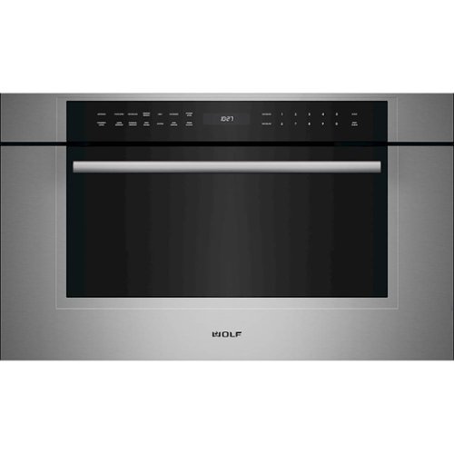 Wolf - M Series Transitional 1.6 Cu. Ft. Drop-Down Door Microwave Oven with Sensor Cooking