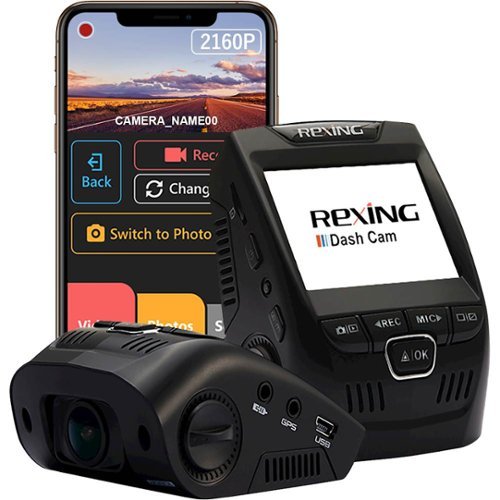 Rexing V1-4K UHD Front Wi-Fi Dash Cam - Black SHOP ONLINE