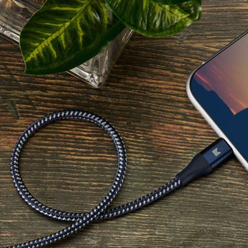 Modal™ 4' Lightning-to-USB Charge-and-Sync Cable (2 Pack) - Blue/Gray WHERE TO BUY