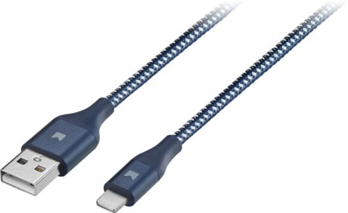 Modal™ 4' Lightning-to-USB Charge-and-Sync Cable (2 Pack) - Blue/Gray WORLDWIDE DELIVERY