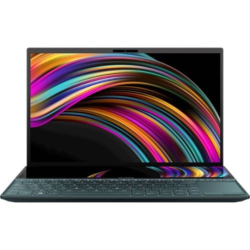 ASUS - ZenBook Duo UX481FL 14" Touch-Screen Laptop - Intel Core i7 - 16GB Memory - 1TB SSD - Celestial Blue-Front_Standard 